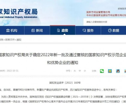 國家級認可！浪鯨衛(wèi)浴順利通過“國家知識產(chǎn)權(quán)優(yōu)勢企業(yè)”復核