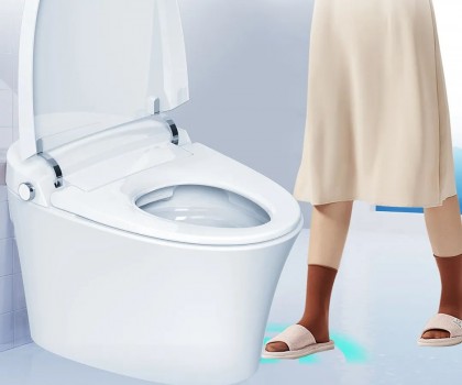 航標新品丨黑科技，凈力沖，雙感沖水·抗菌智能馬桶WZ5011/2