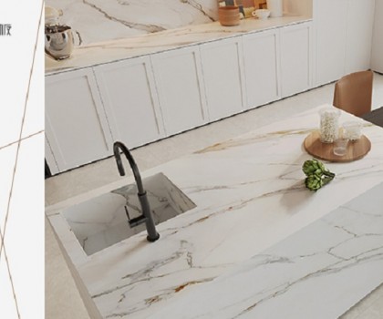 新明珠巖板廚房臺面新品丨顏值與功能，愛和煙火氣