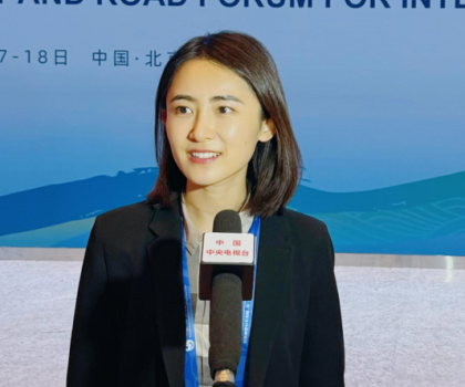 出席“一帶一路”國際合作高峰論壇，惠達衛(wèi)浴王佳接受央視、鳳凰新聞采訪！