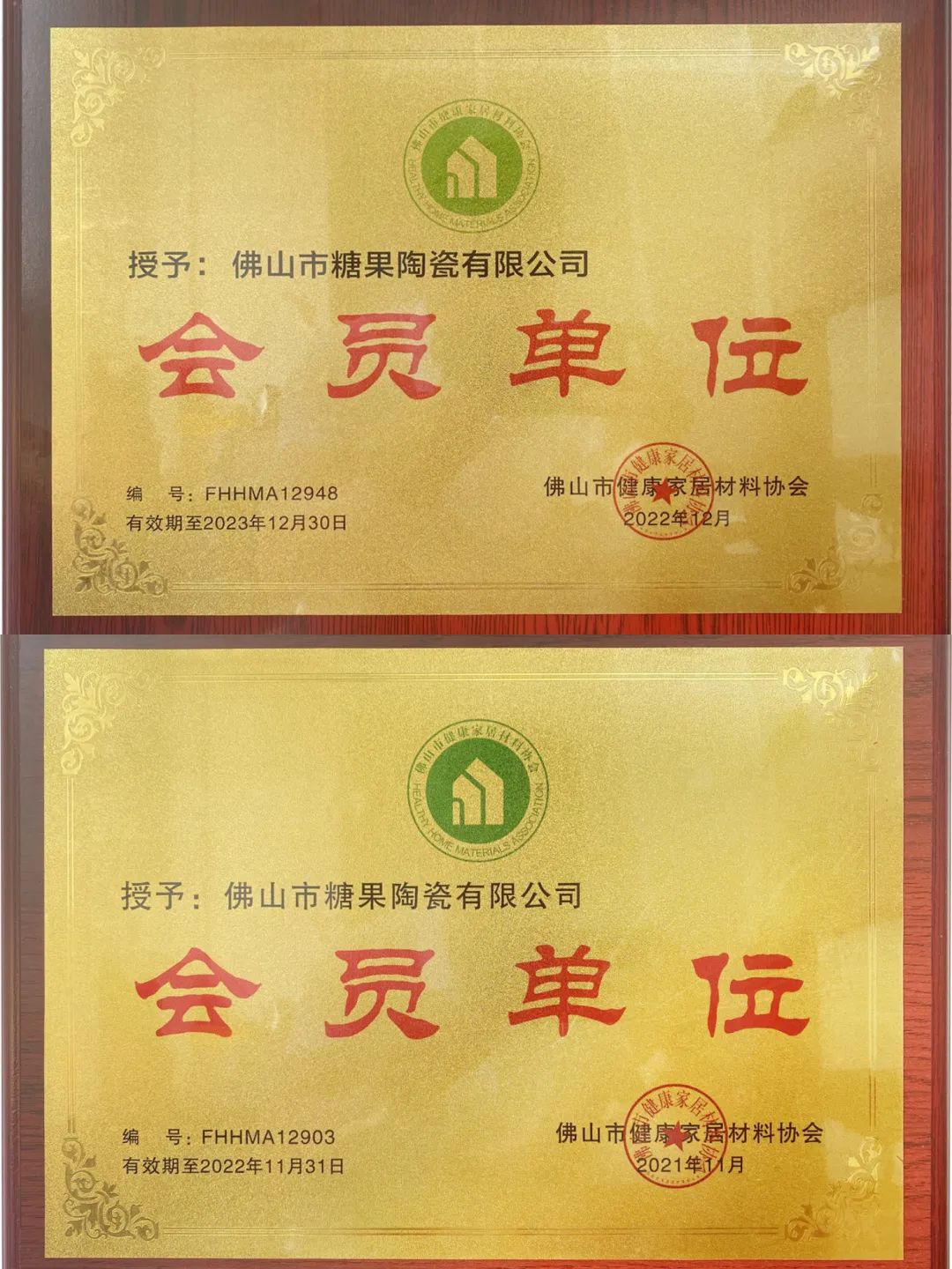 1678169092949204.jpg 糖果瓷磚連續(xù)兩年榮獲佛山市健康家居材料協(xié)會(huì)會(huì)員單位.jpg